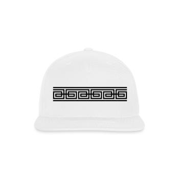 Ornament design cool - Snapback Baseball Cap - white - Front