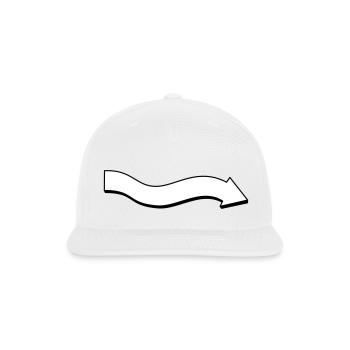 Flèche 1 - Snapback Baseball Cap - white - Front