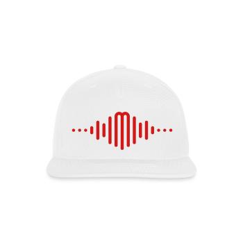 Music - Snapback Baseball Cap - white - Front