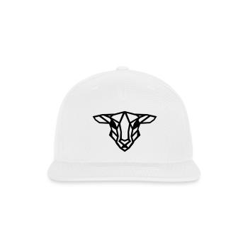 Shepherd's Geo-Flock: Modern Designs Inspired - Snapback Baseball Cap - white - Front