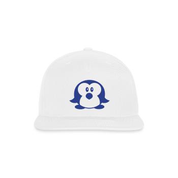 Penguin Cute Small Toddler Child Chick Happy Baby - Snapback Baseball Cap - white - Front