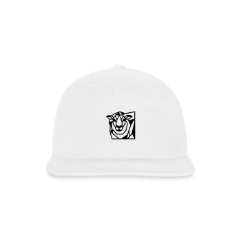 Shepherd's Geo-Flock: Modern Designs Inspired - Snapback Baseball Cap - white - Front
