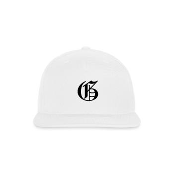 Olde English G - Snapback Baseball Cap - white - Front