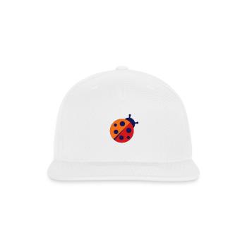 lady bug - Snapback Baseball Cap - white - Front