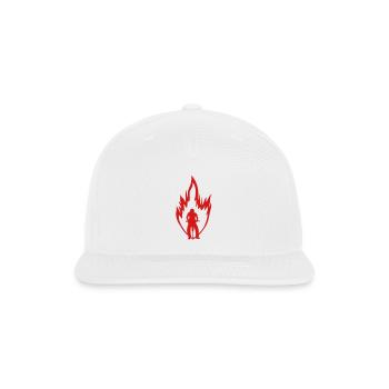 Hot construction worker - Snapback Baseball Cap - white - Front