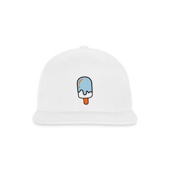 Ice cream - Snapback Baseball Cap - white - Front