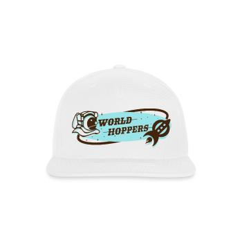 World Hoppers - Snapback Baseball Cap - white - Front