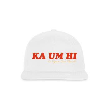 KaUm Hi New Album - Snapback Baseball Cap - white - Front