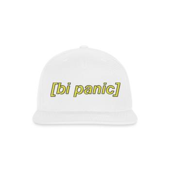 Bi Panic Subtitles - Snapback Baseball Cap - white - Front