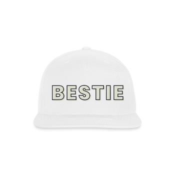 Bestie - Snapback Baseball Cap - white - Front