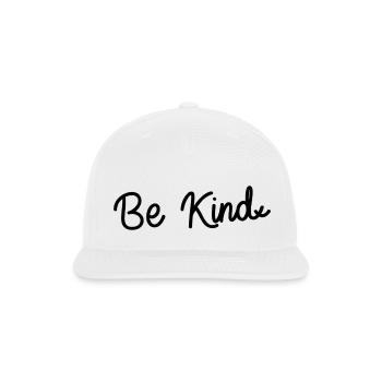 Kindness Matters - Snapback Baseball Cap - white - Front