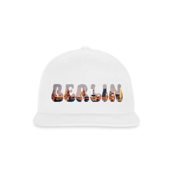 Berlin - Snapback Baseball Cap - white - Front