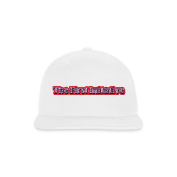 The FIRST Initiative - Snapback Baseball Cap - white - Front