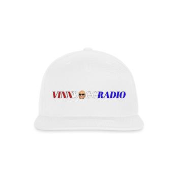 Vinndoggradio - Snapback Baseball Cap - white - Front