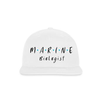 Marine Conservation - Snapback Baseball Cap - white - Front