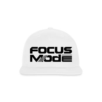 Focus Mode Neon Stripes - Snapback Baseball Cap - white - Front