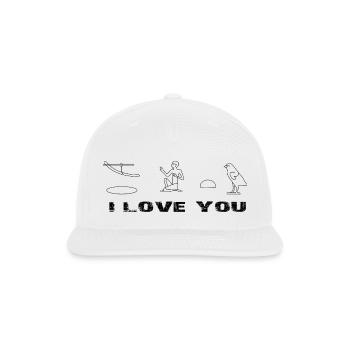 Design metadata pending - Snapback Baseball Cap - white - Front