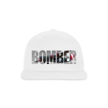 Bomber B-24 Liberator - Snapback Baseball Cap - white - Front