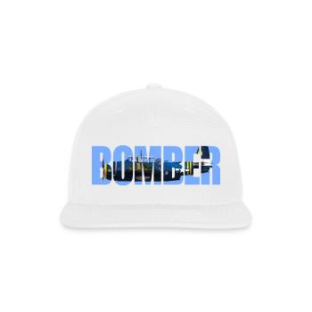 Bomber TBF Avenger - Snapback Baseball Cap - white - Front