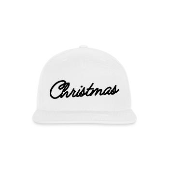 Merry Christmas - Snapback Baseball Cap - white - Front