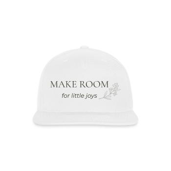 Little Joys - Snapback Baseball Cap - white - Front