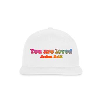John - Snapback Baseball Cap - white - Front