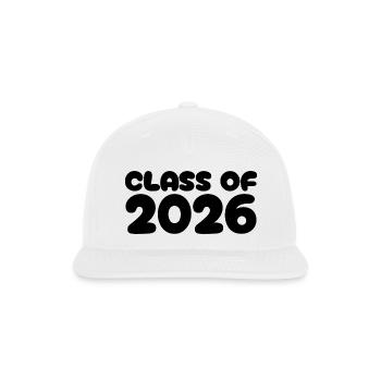Awaiting design - Snapback Baseball Cap - white - Front