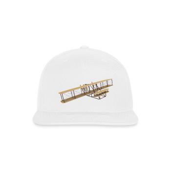 Wright Flyer - Snapback Baseball Cap - white - Front
