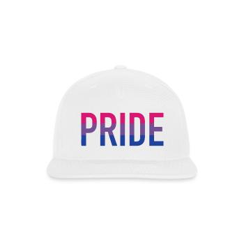 Pride Bi - Snapback Baseball Cap - white - Front