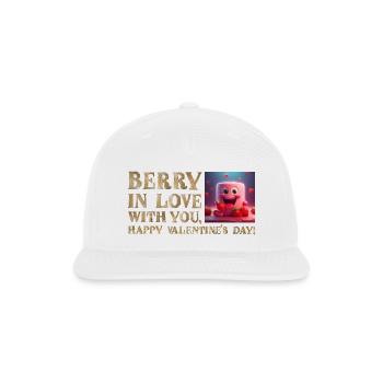 Berry in Love: A Valentine's Day Treat - Snapback Baseball Cap - white - Front