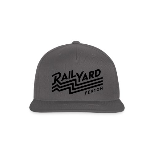Black Railyard Logo - Snapback Baseball Cap