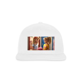 Twin Hearts Cheer Exchange - Snapback Baseball Cap - white - Front