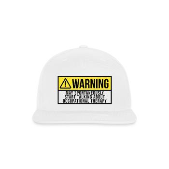 Occupational Therapy - Snapback Baseball Cap - white - Front