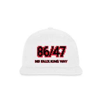 8647 Pixel Rebellion - Snapback Baseball Cap - white - Front