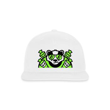 Badger Candy Cones Crest - Snapback Baseball Cap - white - Front