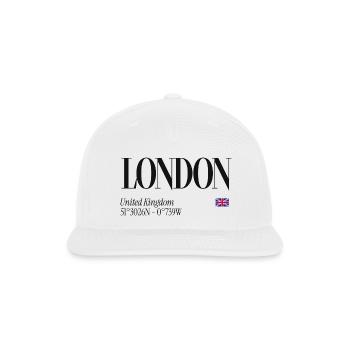 Design analysis pending - Snapback Baseball Cap - white - Front