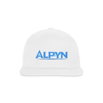 Alpyn Mountain Crest - Snapback Baseball Cap - white - Front