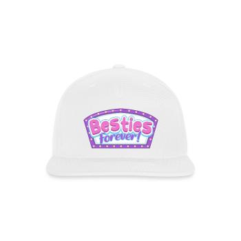 Besties Forever - Snapback Baseball Cap - white - Front