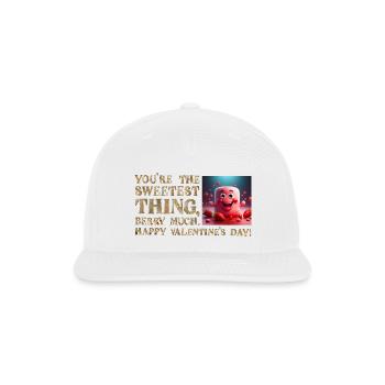 Berry Sweet Valentine - Snapback Baseball Cap - white - Front
