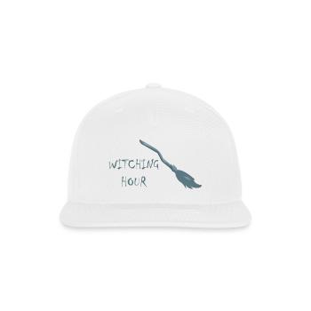 Witching Hour Mystic Spell Design - Snapback Baseball Cap - white - Front