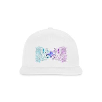 Twin Circuit Minds - Snapback Baseball Cap - white - Front
