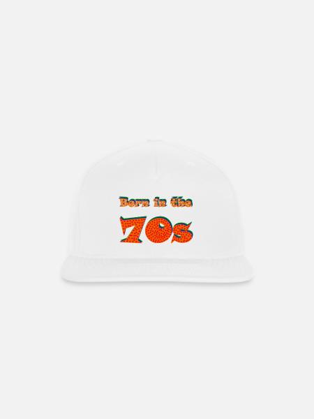 Birth in the 70s - Snapback Baseball Cap - white