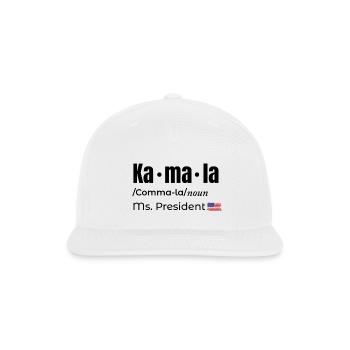 Kamala Meaning - Snapback Baseball Cap - white - Front