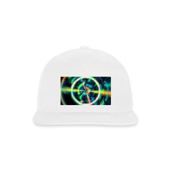 Neon Event Horizon - Snapback Baseball Cap - white - Front