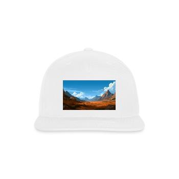 Crimson Desert Canyon Vista - Snapback Baseball Cap - white - Front
