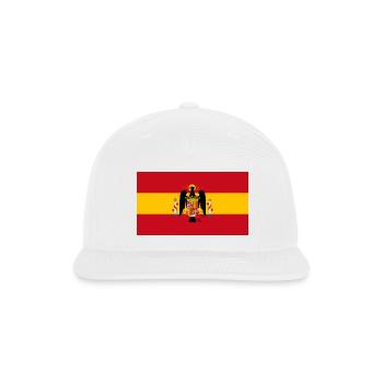 Spain flag 2 phone case - Snapback Baseball Cap - white - Front