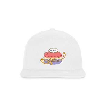 Macaron Baroque Pastel - Snapback Baseball Cap - white - Front