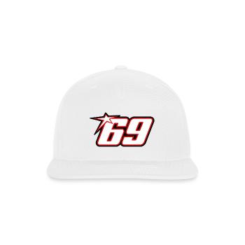 HAYDEN 69 - Snapback Baseball Cap - white - Front