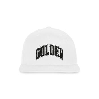 Golden  - Snapback Baseball Cap - white - Front