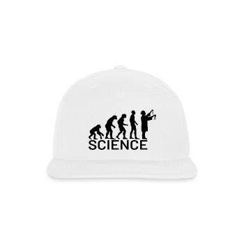 Evolution of Science - Snapback Baseball Cap - white - Front